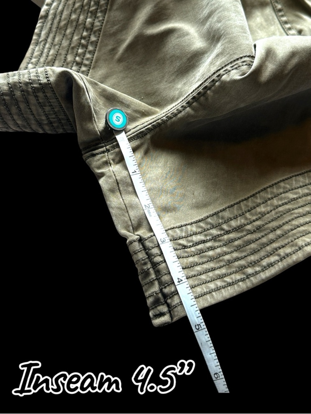 Free People Movement Fast Track Shortie Utility Romper in Olive Green. Size XS - Picture 10 of 10